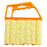 Detachable Venetian Blind Cleaner Brush Air Conditioner Vent Duster Washable Window Blinds Cleaning Tool - Orange - 1