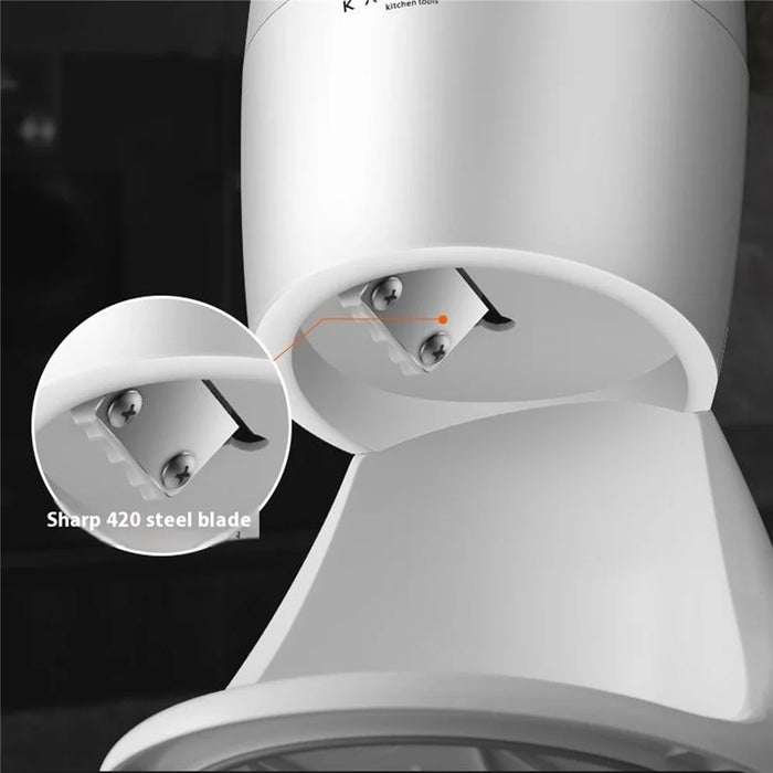 Manual Ice Shaver Machine Home Hand Crank Snow Cone Maker Shaved Ice Crusher (BPA Free, No FDA) - 4