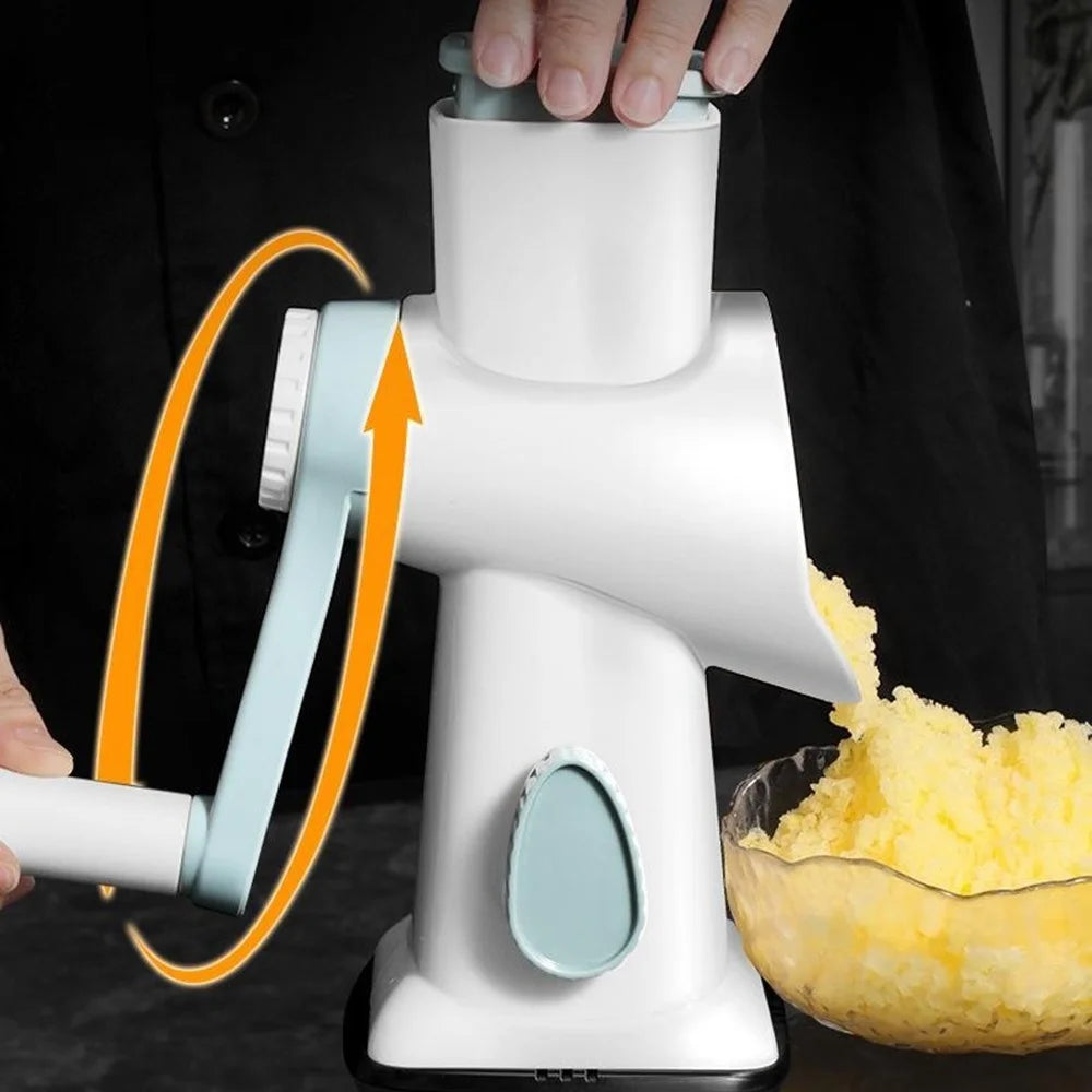 Hand Crank Ice Shaver Machine Snow Cone Maker Home Street Vendors Shaved Ice Crusher (BPA Free, No FDA) - 2