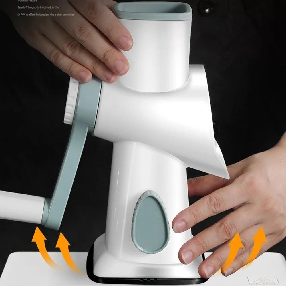 Hand Crank Ice Shaver Machine Snow Cone Maker Home Street Vendors Shaved Ice Crusher (BPA Free, No FDA) - 3