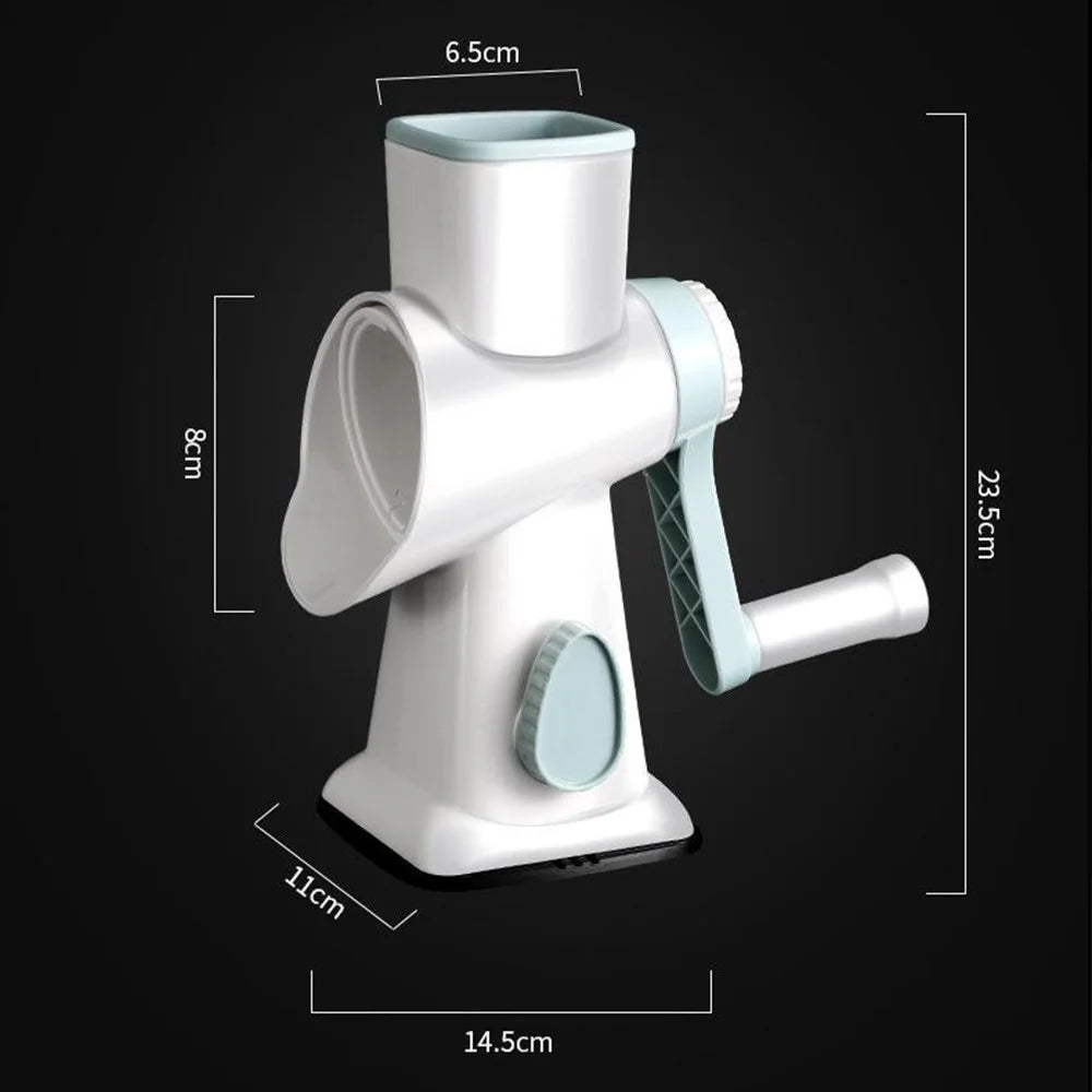 Hand Crank Ice Shaver Machine Snow Cone Maker Home Street Vendors Shaved Ice Crusher (BPA Free, No FDA) - 7