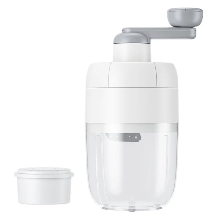 ABS Manual Ice Shaver Machine Portable Hand Crank Ice Crusher Snow Cone Maker (BPA Free, No FDA) - 1