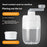 ABS Manual Ice Shaver Machine Portable Hand Crank Ice Crusher Snow Cone Maker (BPA Free, No FDA) - 2