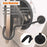 Front-Loading Washing Machine Door Prop Tool Aluminum + Silicone Keep Washer Dryer Door Open Accessory - Black - 3