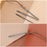 8Pcs Leather Sewing Needles Flat Head Double-Hole Steel Needles for Edge Binding Leathercraft Braiding - 5