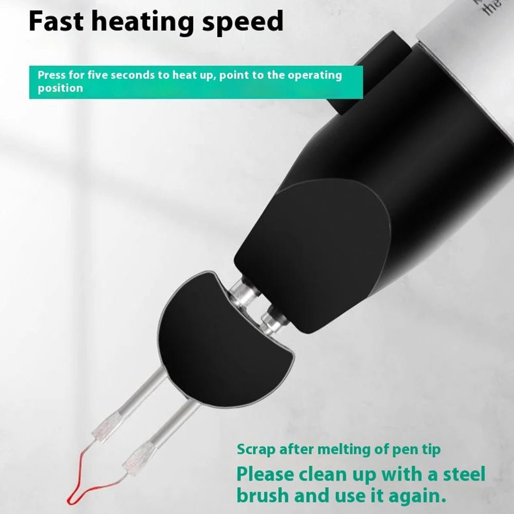 Handheld Wax Melting Pen Soldering Tool for Beading  /  Leather Craft  /  Jewelry Making  /  Wallet Repair - 4