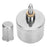 Stainless Steel Alcohol Lamp 200ml Sealed Leakproof Anti-Explosion Laboratory Burner - 1