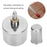 Stainless Steel Alcohol Lamp 200ml Sealed Leakproof Anti-Explosion Laboratory Burner - 2