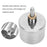 Stainless Steel Alcohol Lamp 200ml Sealed Leakproof Anti-Explosion Laboratory Burner - 6