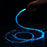 7 Colors 4 Modes 360 Degree Swivel Light Up LED Fiber Optic Whip for Rave Party Music Festival ( No Battery ) - Pink - 6