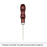 DIY Sewing Tool Double Gourd Red Wood Handle Awl Sharp Tip Punch Hole Maker For Fabric / Leather Crafts - 2