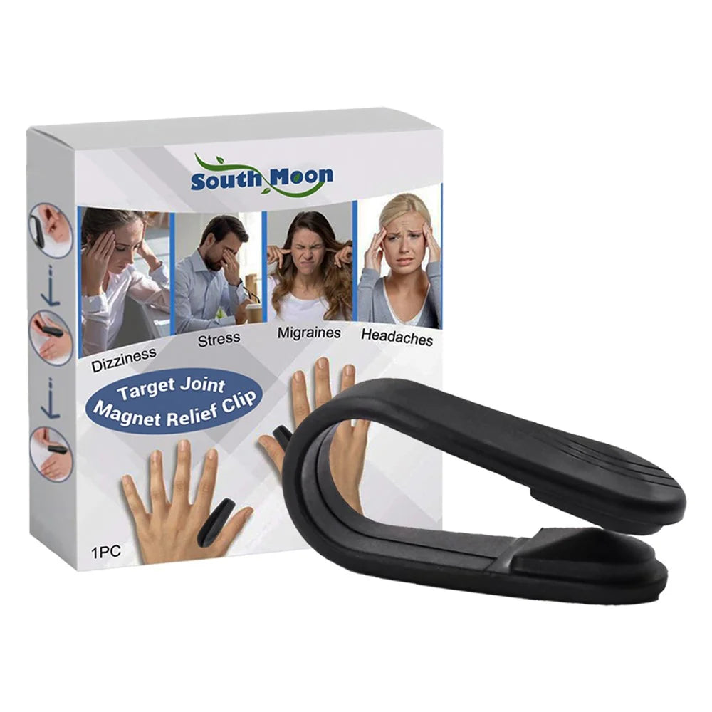 SOUTH MOON SOB07-A025-1-WH1 Magnetic Finger Joint Massage Clip Hand Meridian Massager Acupressure Point Clip - 1