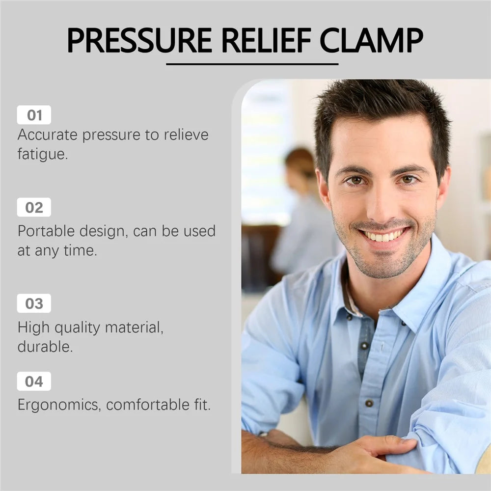 SOUTH MOON SOB07-A025-1-WH1 Magnetic Finger Joint Massage Clip Hand Meridian Massager Acupressure Point Clip - 5