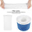 20Pcs Nylon Elastic Pool Basket Skimmer Mesh Pouch Swimming Pool Garbage Filter Socks - White - 4