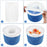 20Pcs Nylon Elastic Pool Basket Skimmer Mesh Pouch Swimming Pool Garbage Filter Socks - White - 5