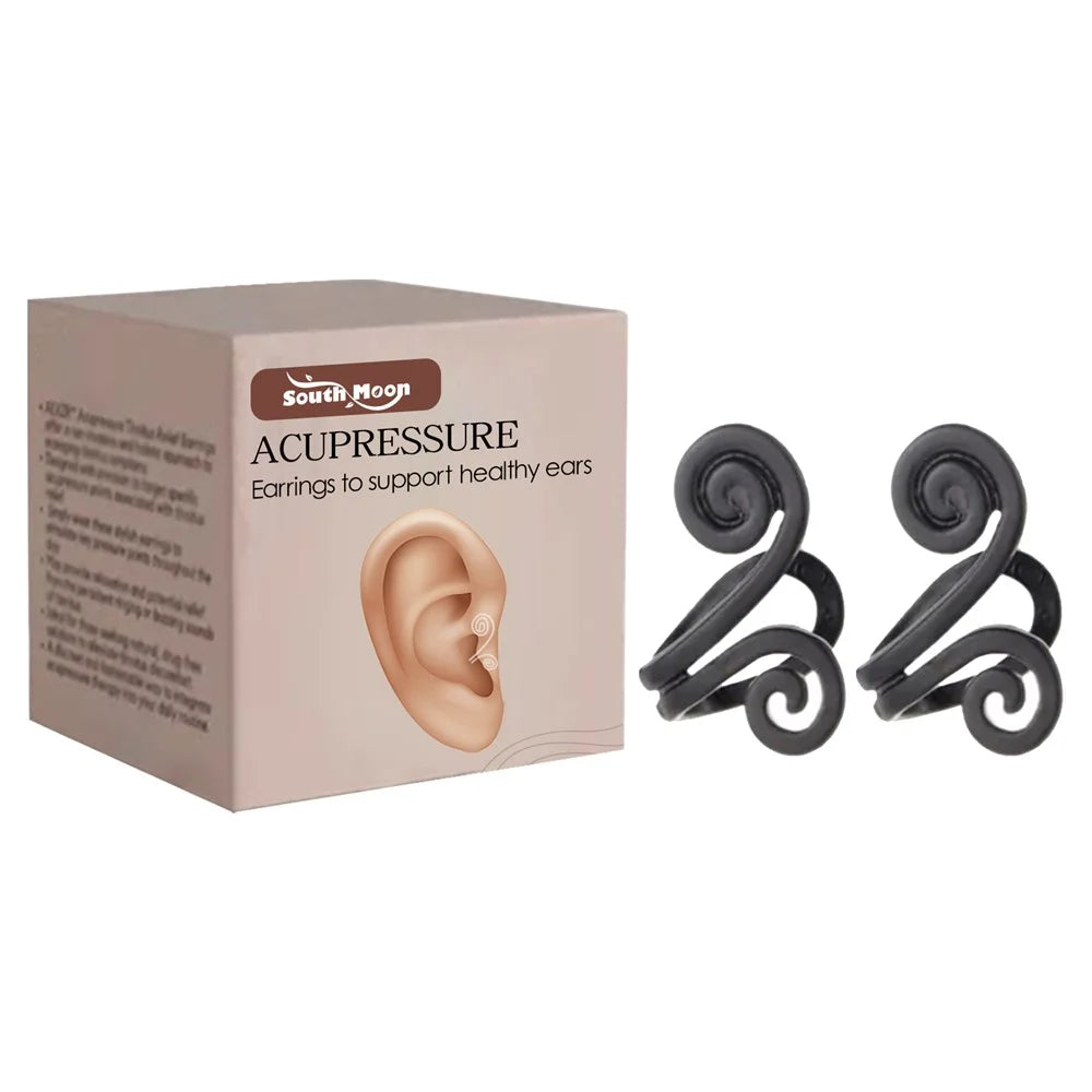 SOUTH MOON SOA06-A207-2-BN1 1 Pair Anti Tinnitus Earrings Ear Pressure Relief Ear Clip Ear Discomfort Reducer - 1