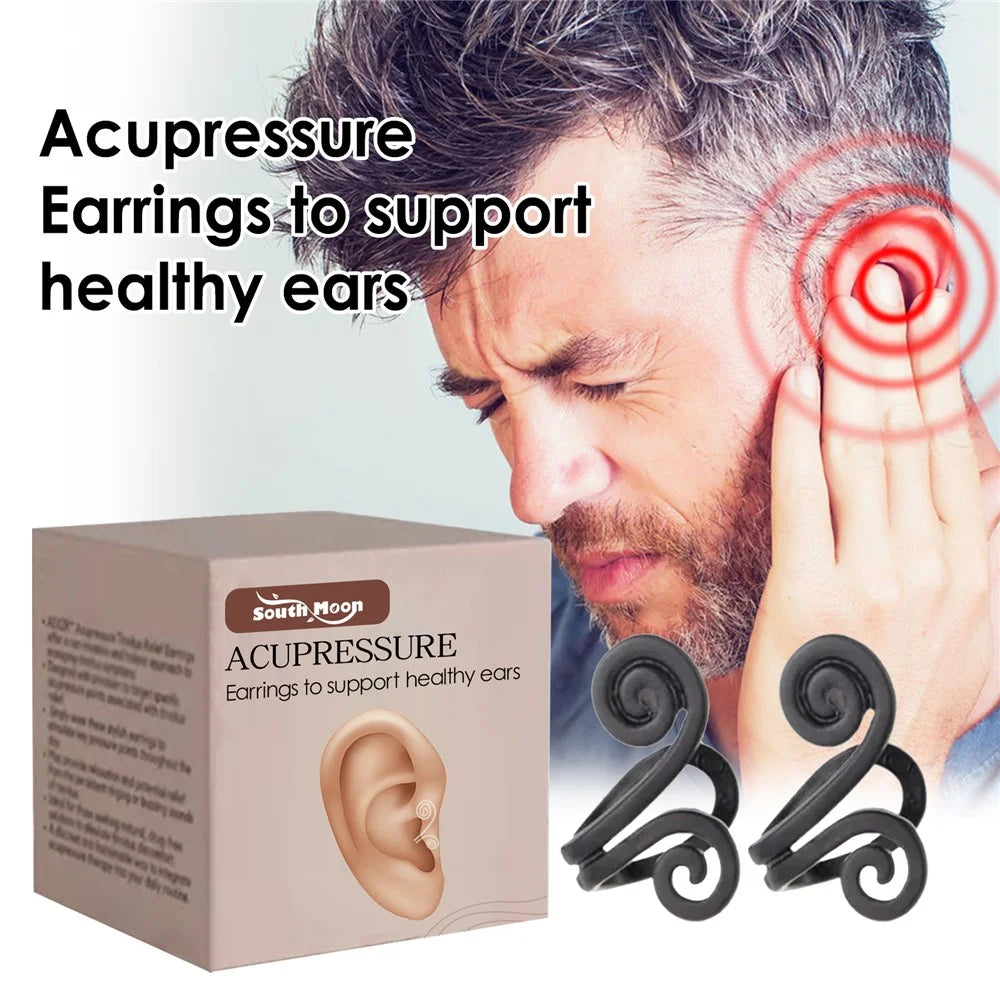 SOUTH MOON SOA06-A207-2-BN1 1 Pair Anti Tinnitus Earrings Ear Pressure Relief Ear Clip Ear Discomfort Reducer - 3