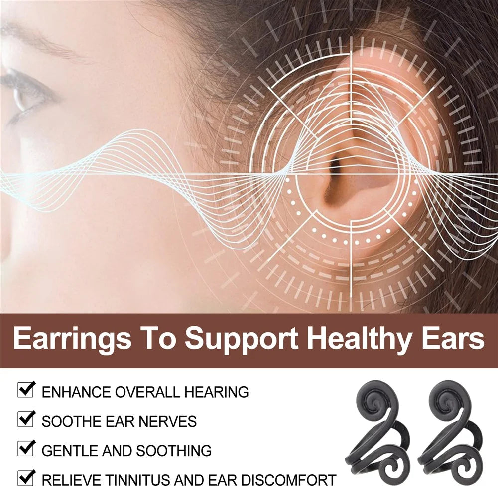 SOUTH MOON SOA06-A207-2-BN1 1 Pair Anti Tinnitus Earrings Ear Pressure Relief Ear Clip Ear Discomfort Reducer - 4