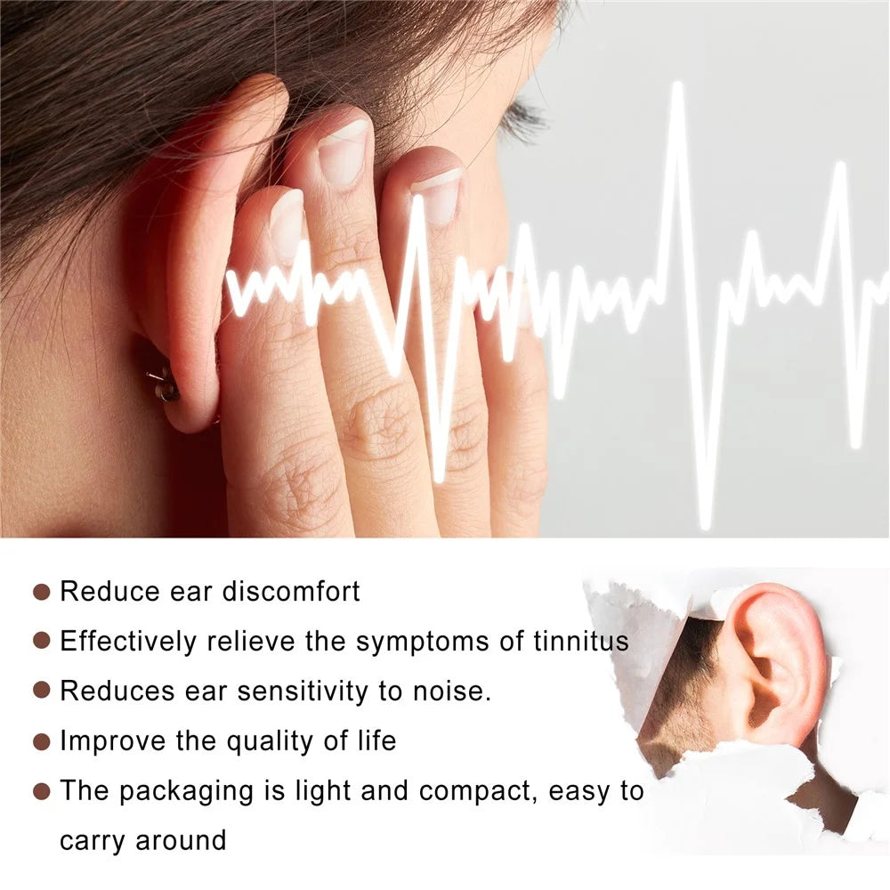 SOUTH MOON SOA06-A207-2-BN1 1 Pair Anti Tinnitus Earrings Ear Pressure Relief Ear Clip Ear Discomfort Reducer - 7