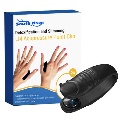 SOUTH MOON SOA06-A200-1-WH1 LI4 Acupressure Point Clip Detoxification and Slimming Body Care Point Clamp - 1