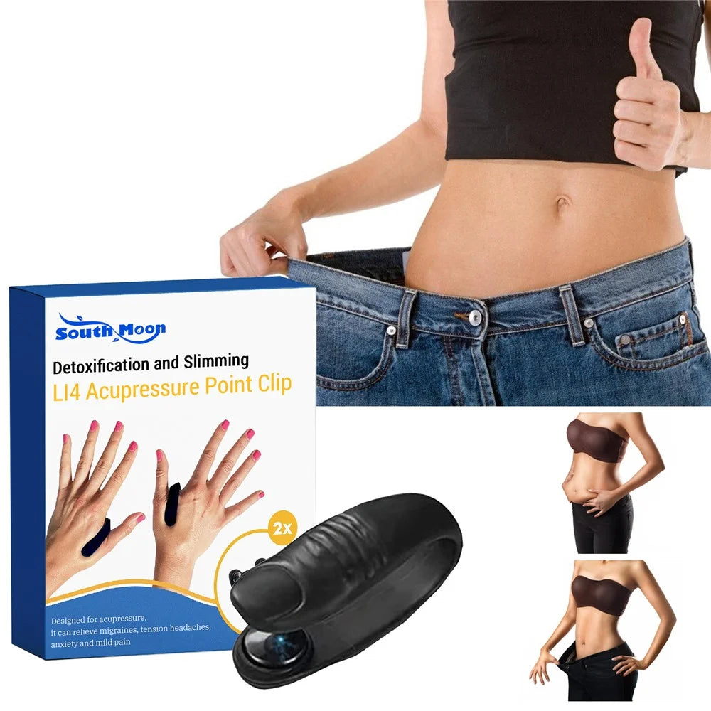 SOUTH MOON SOA06-A200-1-WH1 LI4 Acupressure Point Clip Detoxification and Slimming Body Care Point Clamp - 2