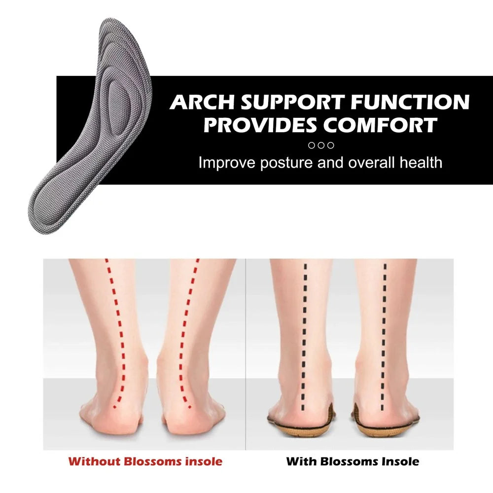 SOUTH MOON SOA08-A068-1-MX1 1 Pair Posture Correcting Insoles Hunchback Correction Foot Support - 4