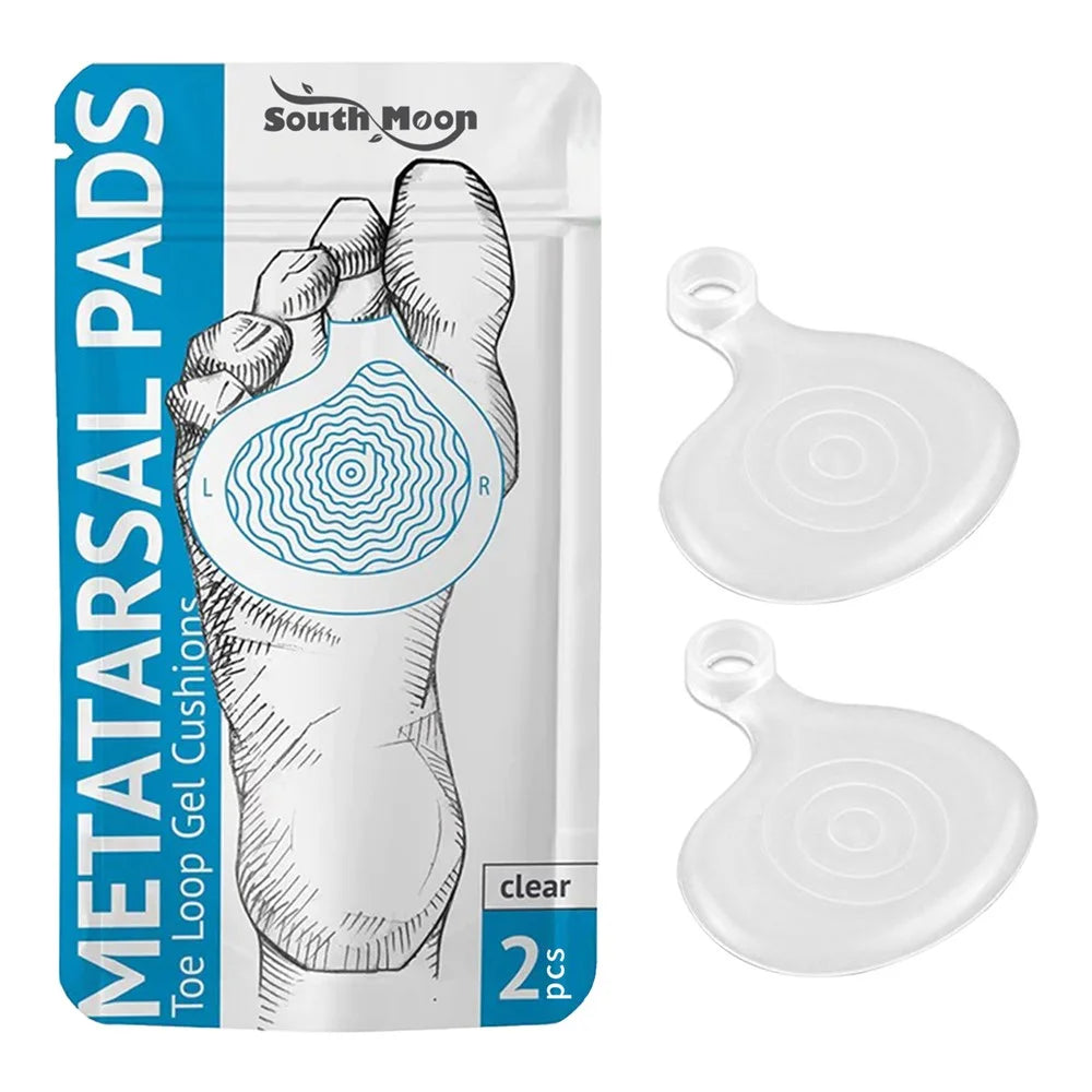 SOUTH MOON SOA08-A059-2-BU1 1 Pair Metatarsal Pads Forefoot Pressure Reducer Toe Loop Gel Cushions - 1