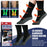 SOUTH MOON SO072211291 35 Degree Celsius Aluminized Fiber Heating Socks Self Heating Winter Foot Warmer - 2
