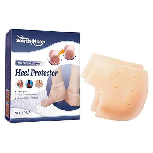 SOUTH MOON SO062210311 1 Pair Silicone Heel Protector Pad Moisturizing Anti Crack Foot Care Sleeve - 1