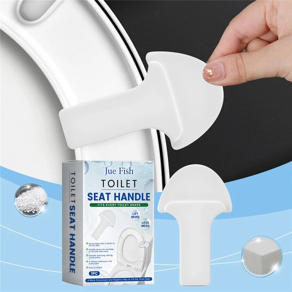 JUE-FISH JU-C09-0107-01 Toilet Cover Lifter Toilet Seat Handle for Bathroom Toilet Seat Holder Lifting Tool - 2