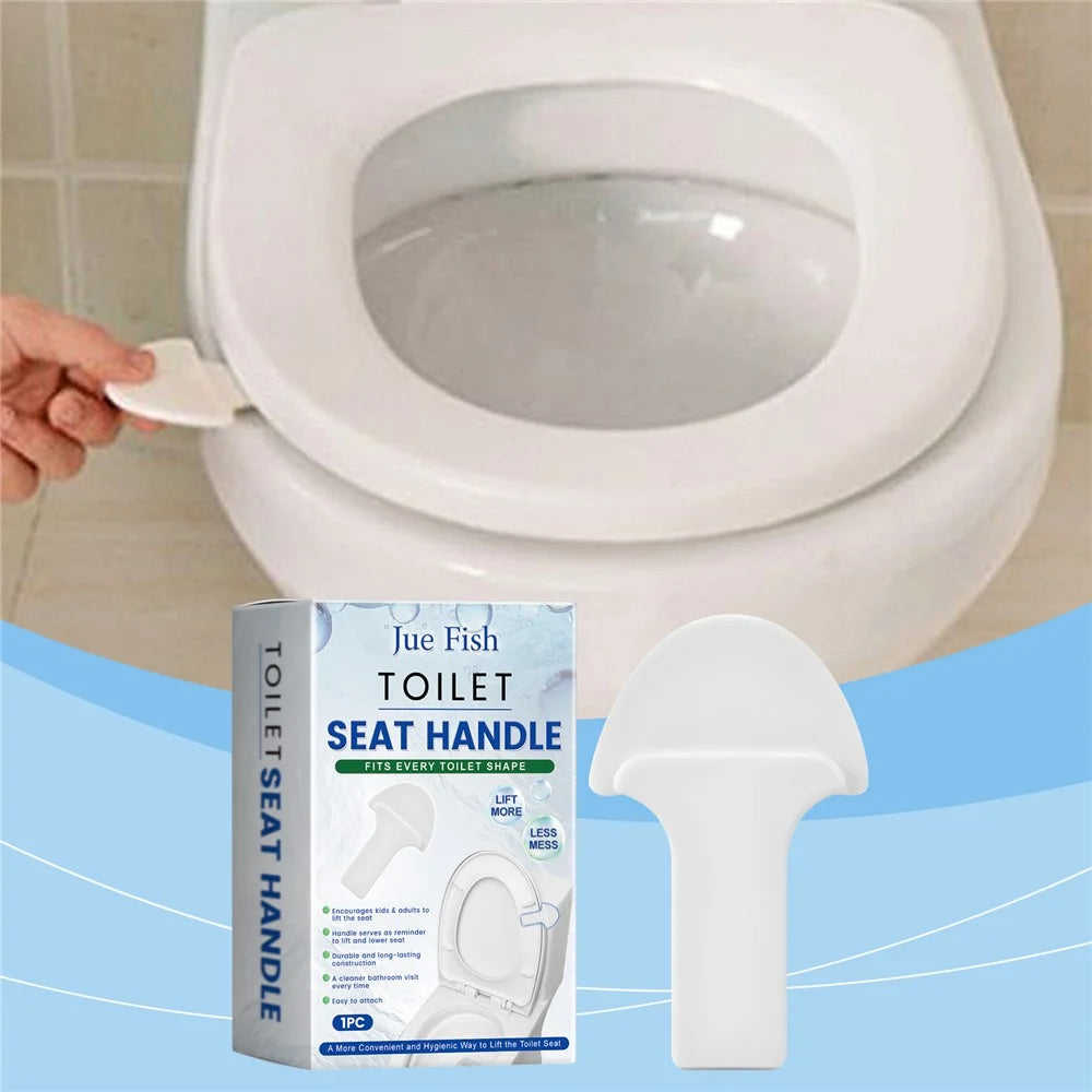 JUE-FISH JU-C09-0107-01 Toilet Cover Lifter Toilet Seat Handle for Bathroom Toilet Seat Holder Lifting Tool - 3