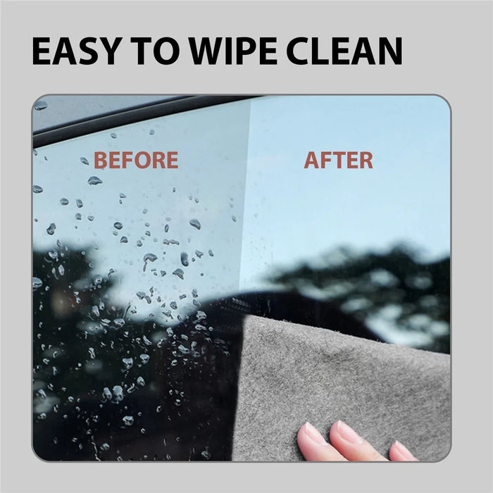 JUE-FISH JUB01-A038-5-GY1 5Pcs Magic Cleaning Cloth for Windows / Cups / Car Windshield Wet / Dry Use - 5