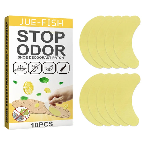 JUE-FISH cct0108cz01 10Pcs Shoe Deodorizer Pads Odor Eliminator Shoe Patch for Sneakers / Sports Shoes - 1