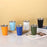 304 Stainless Steel Beer Mug 480ml Portable Single Layer Rolled Edge Cold Drink Cup - Orange - 6