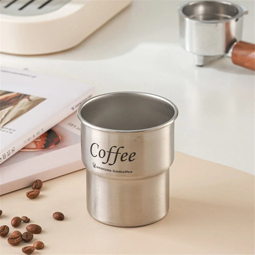 Portable Beer Cup for Camping Single Layer 304 Stainless Steel Rolled Edge Coffee Mug (BPA Free, No FDA) - Steel Color - 1