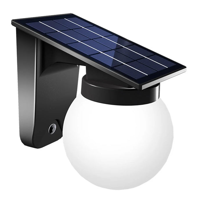 Solar Wall Light 3 Color Adjustable Outdoor IP65 Waterproof Garden Patio Ambiance Lamp - 1