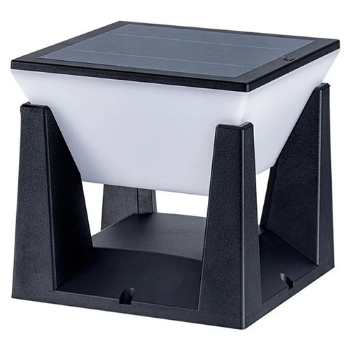 Solar Wall Light Outdoor Waterproof 3 Color Modes Garden Lighting Decorative Ambiance Lamp Square Large - 1