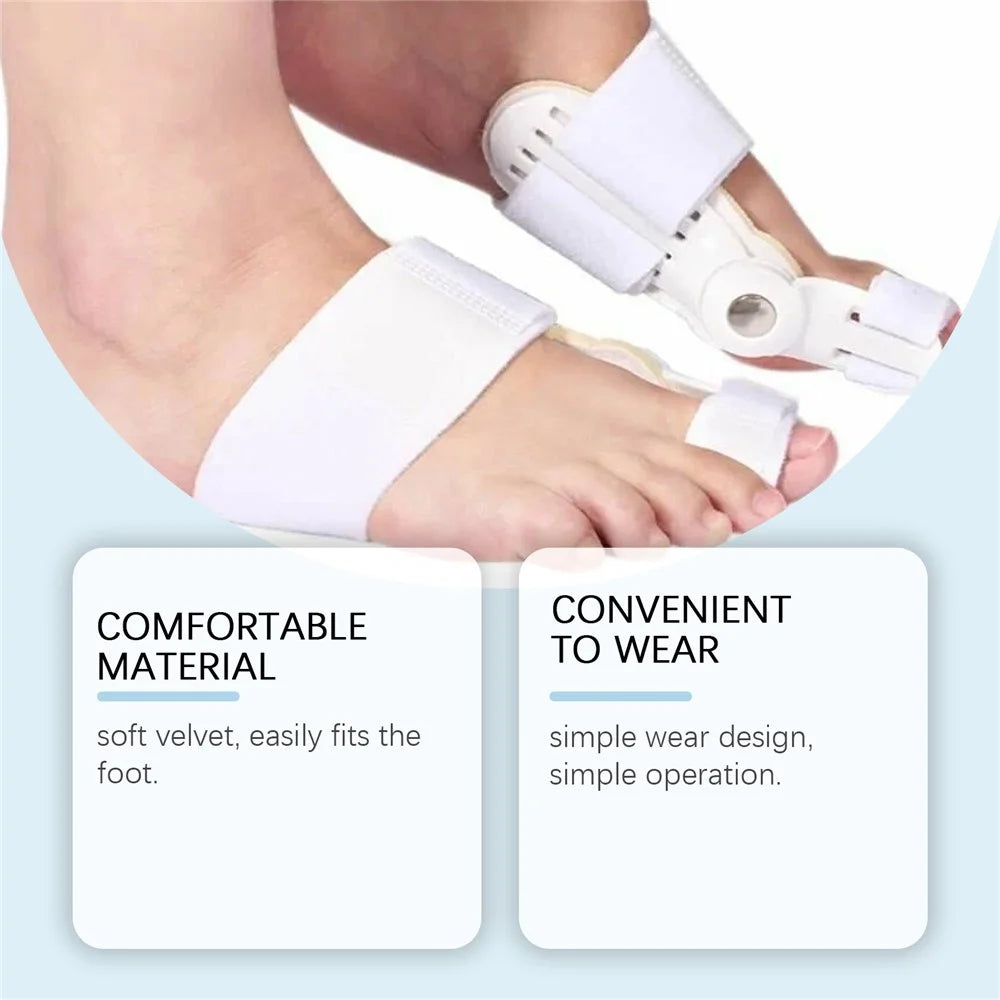 HOUKEA HK-B05-0044-01 Toe Care Separator Bunion Corrector Adjustable Comfortable Foot Support - 7