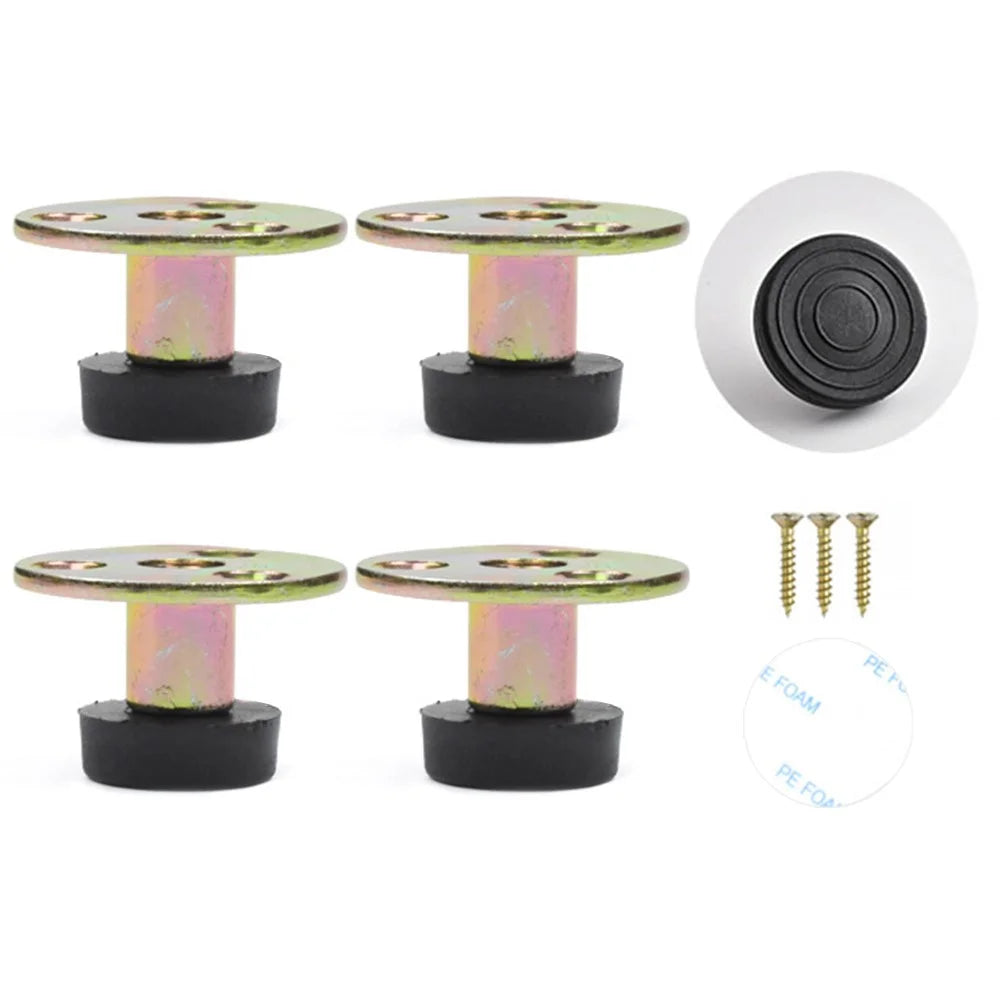 No. 1 4 PCS Furniture Leg Risers Adjustable Height Increasing Pads For Table Bed Chair Legs Elevators No Drilling Required - 1