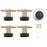 No. 1 4 PCS Furniture Leg Risers Adjustable Height Increasing Pads For Table Bed Chair Legs Elevators No Drilling Required - 1