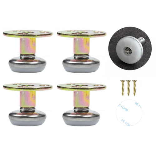 No. 2 4Pcs Furniture Leg Risers Adjustable Height Increasing Pads For Table Bed Chair Legs Elevators No Drilling Required - 1