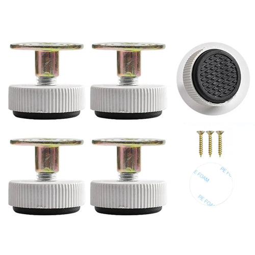 No. 6 4Pcs Furniture Leg Risers Adjustable Height Increasing Pads For Table Bed Chair Legs Elevators No Drilling Required - 1