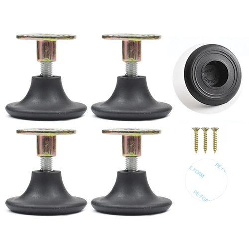No. 7 4Pcs Furniture Leg Risers Adjustable Height Increasing Pads For Table Bed Chair Legs Elevators No Drilling Required - 1