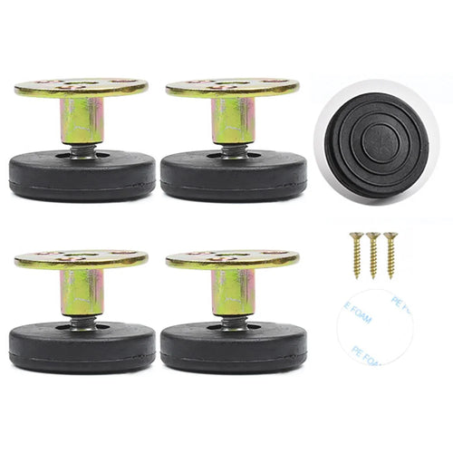 No. 8 4Pcs Furniture Leg Risers Adjustable Height Increasing Pads For Table Bed Chair Legs Elevators No Drilling Required - 1