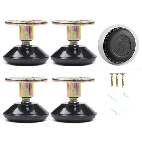 No. 11 4Pcs Furniture Leg Risers Adjustable Height Increasing Pads For Table Bed Chair Legs Elevators No Drilling Required - 1