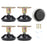 No. 11 4Pcs Furniture Leg Risers Adjustable Height Increasing Pads For Table Bed Chair Legs Elevators No Drilling Required - 1