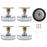 No. 14 4Pcs Furniture Leg Risers Adjustable Height Increasing Pads For Table Bed Chair Legs Elevators No Drilling Required - 1