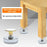No. 14 4Pcs Furniture Leg Risers Adjustable Height Increasing Pads For Table Bed Chair Legs Elevators No Drilling Required - 2