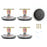 No. 15 4Pcs Furniture Leg Risers Adjustable Height Increasing Pads For Table Bed Chair Legs Elevators No Drilling Required - 1