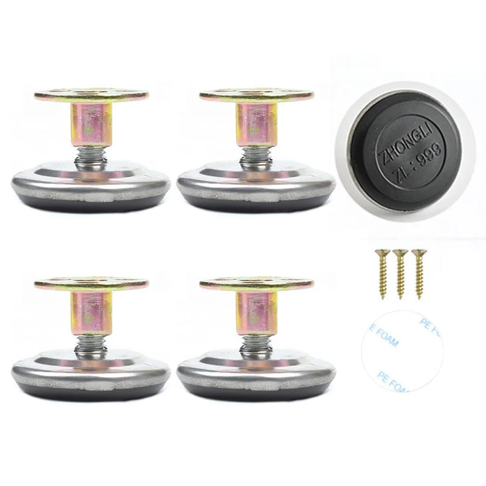 No. 15 4Pcs Furniture Leg Risers Adjustable Height Increasing Pads For Table Bed Chair Legs Elevators No Drilling Required - 1